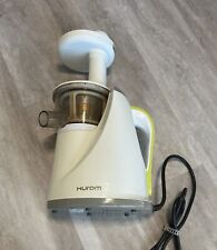 HUROM HU-100 Masticating Electric Slow Juicer White no juice cup Mint Perfect, used for sale  Shipping to South Africa