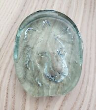 Vintage etched lion for sale  Olathe
