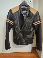 Lederjacke replay biker gebraucht kaufen  Taunusstein