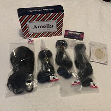 Amella Hair 8A Brazilian Body Wave Virgin Hair 3 Bundles with Three Part Closure for sale  Shipping to South Africa