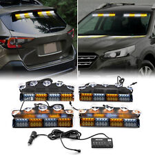 Used, 4 in 1 LED Emergency Dash Strobe Lights Windshield Deck Warning Safety Flashing for sale  Shipping to South Africa