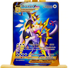 Pokémon 10000point Metal Cards TCG Arceus VMAX Golden Pokemon Gifts For Kids New for sale  Shipping to South Africa