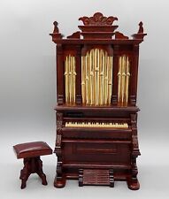 Casa de muñecas artesanal de órgano antiguo Bespaq de colección miniatura 1:12, usado segunda mano  Embacar hacia Argentina