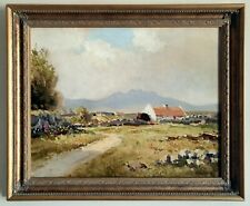 Used, MAURICE CANNING WILKS (1910-1984) ORIGINAL OIL IRISH COTTAGES GALWAY LANDSCAPE for sale  Shipping to Canada