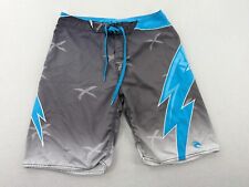 Usado, Bermuda de natação Rip Curl Mick Fanning masculina tamanho 32 bordada prancha surf baús 10" comprar usado  Enviando para Brazil