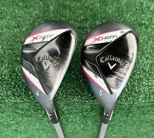 Used, Women's Callaway X HOT 4/22° & 5/25° Hybrid Set, Ladies-Flex 50g, Right Hand for sale  Shipping to South Africa