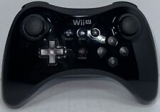 Controle sem fio preto genuíno Nintendo Wii U Pro WUP-005 testado e funciona comprar usado  Enviando para Brazil