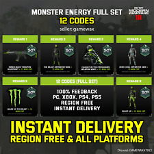 ⚡ INSTANTÂNEO ⚡ Call of Duty Modern Warfare 3 MW3 Monster Energy TODAS 12 recompensas comprar usado  Enviando para Brazil