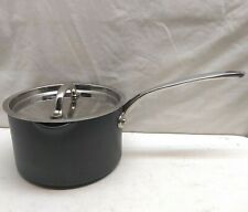 Used, Technique Commercial Anodized Non-Stick 2.Qt Chef's Saute Sauce Fry Pan & Lid for sale  Shipping to Ireland