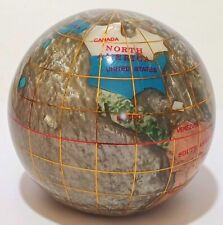 Globe gemstone paperweight for sale  NOTTINGHAM