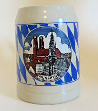 Caneca de cerveja Munich Cosmopolitan City com coração Stein cerâmica cerâmica crock 0,5L  comprar usado  Enviando para Brazil