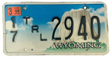 Wyoming 2004 license for sale  Mundelein