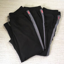 Used, 3 Pair Womens GREYS ANATOMY Active Spandex Stretch Black Scrubs Bottoms Pants -L for sale  Shipping to South Africa