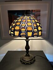 amber tiffany lamp for sale  DUNDEE