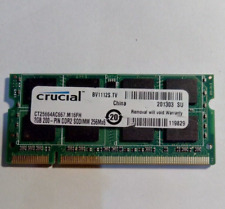 Memória RAM 2GB DDR2 PC2-5300 667MHz SODIMM (Crucial CT25664AC667) comprar usado  Enviando para Brazil