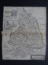 Używany, 1716 BLOME / TAYLOR atlas map  NORTHUMBERLAND na sprzedaż  Wysyłka do Poland