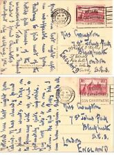 1935 Francia Postal Francesa Reims Erlon Cuadrado y Fuente Sube Catedral SHS segunda mano  Embacar hacia Argentina