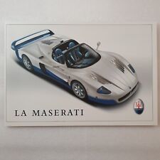 Maserati brochure mc12 for sale  PRESTON