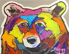 Art expressionism bear for sale  Farmington
