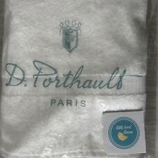 Toalha de banho D. Porthault Paris Madeleine branca 650 gramas 100% algodão nova 3 disponíveis comprar usado  Enviando para Brazil