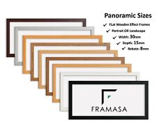 Panoramic Sizes Picture Frames Photo Frames Modern Poster Frame Black White Oak for sale  Shipping to South Africa