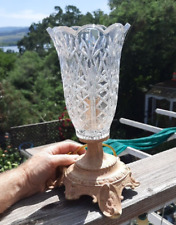 Vintage crystal brass for sale  Clearlake