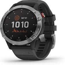 Relógio esportivo Garmin Fenix 6 solar prata monitor de frequência cardíaca GPS, usado comprar usado  Enviando para Brazil