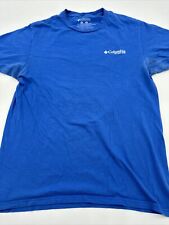 Camiseta Columbia masculina estampa gráfica azul média logotipo…#5229 comprar usado  Enviando para Brazil