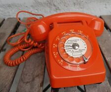 Téléphone orange cadran d'occasion  Saint-Didier-sur-Chalaronne