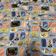 Camisa Rachel Antonoff 3x James Camp - Estampa de lata de sardinha  comprar usado  Enviando para Brazil
