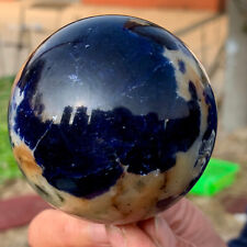 Usado, Pedra de cura bola de quartzo cristal veias azuis natural 460 g comprar usado  Enviando para Brazil