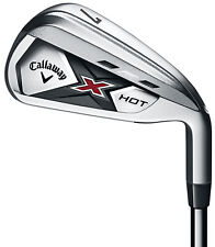 Left Handed Callaway Golf Club X Hot 5-PW Iron Set Regular Steel Very Good for sale  Shipping to South Africa