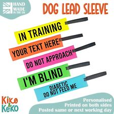 Personalised dog lead for sale  GALSTON