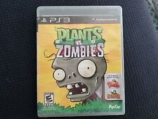 Plants vs. Zombies (Sony PlayStation 3, 2011) PS3 sin manual. Probado funcionando segunda mano  Embacar hacia Argentina