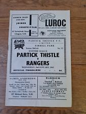 1963 partick thistle for sale  LINCOLN