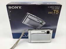 Sony Cybershot DSC-T5 5.1 MP Digital Camera - Tested Works for sale  Shipping to South Africa