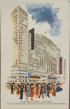 BISMARCK HOTEL Palace Theatre RKO CHICAGO Metropolitan Office Art Deco Vintage, used for sale  Shipping to South Africa