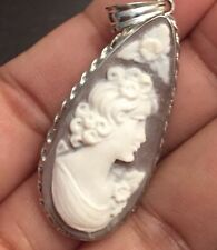 Used, Vintage Sterling Silver 925 Shell cameo for sale  Shipping to South Africa
