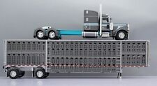 Remolque de ganado Peterbilt 389 Wilson DCP 1/64 gris metal turquesa 60-1789 segunda mano  Embacar hacia Argentina