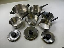 Royal Prestige 7 Ply Titanium Silver Alloy Copper Pot/pan With Steamer Lids Lot for sale  Shipping to South Africa
