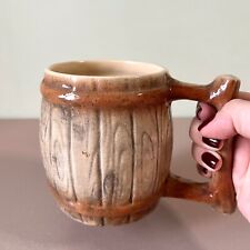 Unique 'Surprise Frog' Ceramic Beer Mugs from Ukraine Beer Barrel Shape Tankard for sale  Shipping to South Africa
