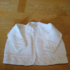 Hand knitted white for sale  ALRESFORD
