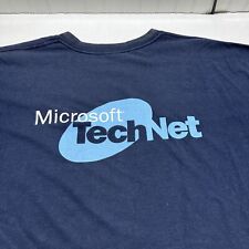 Camiseta De Colección Microsoft TechNet Para Hombre Talla XL Tecnología de Software Azul Gráfico segunda mano  Embacar hacia Argentina