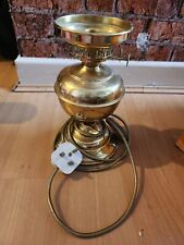 Brass oil lamp for sale  STAFFORD
