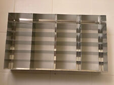 Used, Upright Freezer Racks Stainless Steel for 2" Boxes, 24 Box Capacity, 6 x 4 conf for sale  Shipping to South Africa