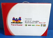 ViewSonic TD2220 Touchscreen MultiTouch Monitor | NEW OPEN BOX, used for sale  Shipping to South Africa