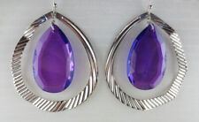 Dangling silvertone purple for sale  Tallahassee