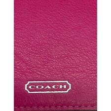 Coach Pink Leather 10” IPad Sleeve Tablet Cover Case for sale  Shipping to South Africa