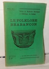 Folklore brabançon n102 d'occasion  Saint-Pierre-de-Plesguen