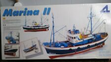 Vtg Artesania Latina MARINA II Wooden Tuna Fishing Boat Model Kit Scale 1:50 NEW for sale  Shipping to South Africa